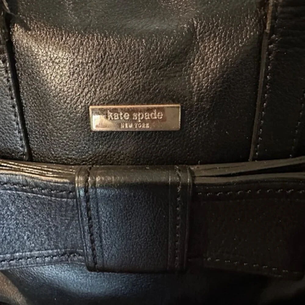 KATE SPADE ALICE COURT KAIYA CONVERTIBLE BLACK SATCHEL CROSSBODY BAG
